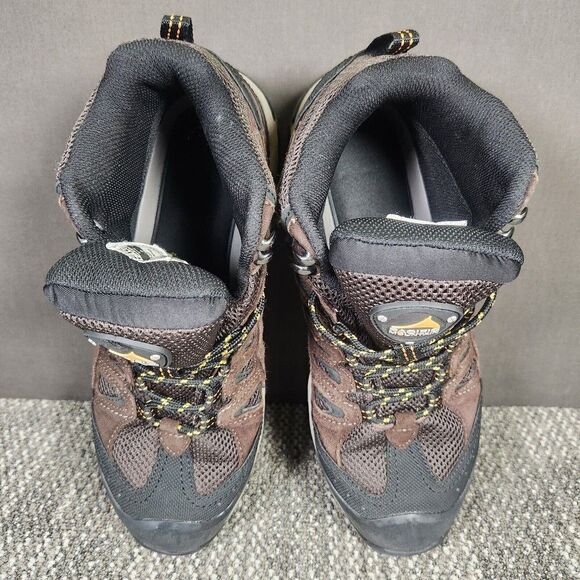 Pacific Mountain Blackburn Mid Men's Size 10 Brown Suede Waterproof Hiking Boots - Picture 6 of 9